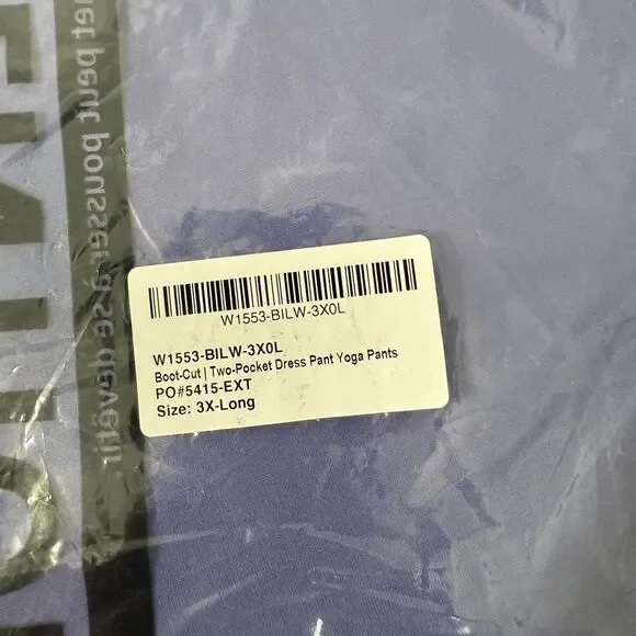 Betabrand Vibrant Blue Flare Pants - Picture 10 of 10